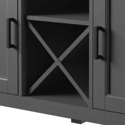 Antique Gray Sideboard with Wine Bottle Storage by Twin Star Home -Twin Star Home Sales Store antique gray twin star home sideboards buffet tables ot6783 tpg22 76 1000