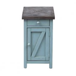 Bar Harbor One -Drawer One -Door Chairside Cabinet by COAST TO COAST 12 Bar Harbor One -Drawer One -Door Chairside Cabinet by COAST TO COAST -Twin Star Home Sales Store bar harbor blue coast to coast end side tables 40307 c3 1000