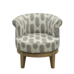 Beachum Distressed Swivel Accent Chair by COAST TO COAST