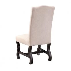 Beca Dark Brown and Cream Set of 2 Upholstered Accent Chairs by COAST TO COAST -Twin Star Home Sales Store beca dark brown cream coast to coast accent chairs 51500 66 1000