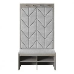 Berkeley Oak Hall Trees with 4-Hooks by Twin Star Home -Twin Star Home Sales Store berkeley oak twin star home hall trees sb799 po110 44 1000