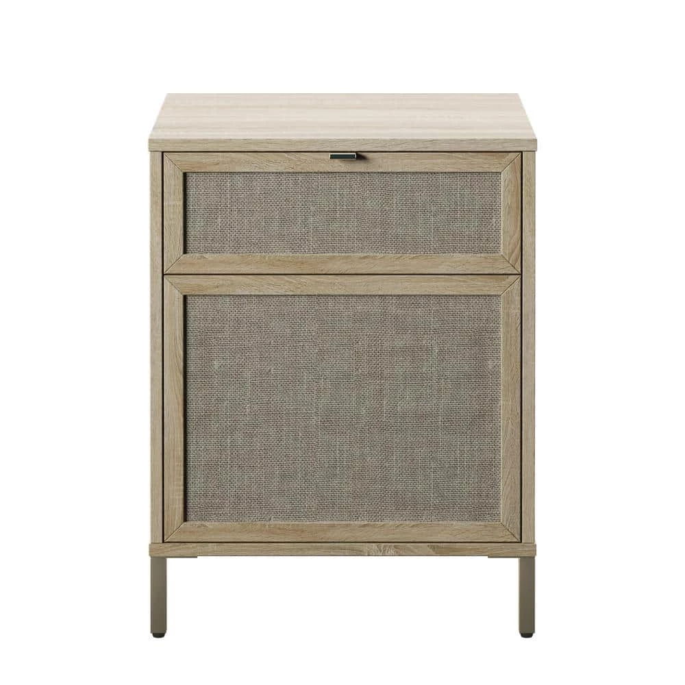 1-Drawer Bishop Oak Nightstand with 2-USB Charging Ports by Twin Star Home 7 1-Drawer Bishop Oak Nightstand with 2-USB Charging Ports by Twin Star Home - Image 7