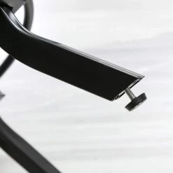 26 in. to 33 in. Black Height Adjustable Swivel Upholstered Bar Stool (Set of 2) by KINWELL 18 26 in. to 33 in. Black Height Adjustable Swivel Upholstered Bar Stool (Set of 2) by KINWELL -Twin Star Home Sales Store black kinwell bar stools bsc012 76 1000