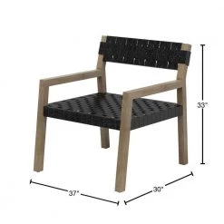 Black Faux Leather Patterned Accent Armchair by Twin Star Home -Twin Star Home Sales Store black twin star home accent chairs lc755 qh490 bl 40 1000