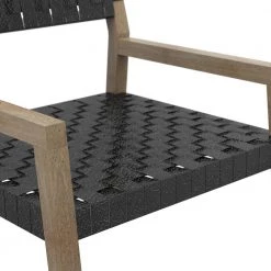 Black Faux Leather Patterned Accent Armchair by Twin Star Home -Twin Star Home Sales Store black twin star home accent chairs lc755 qh490 bl 4f 1000