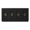 64 in. Black Buffet Sideboard by Twin Star Home