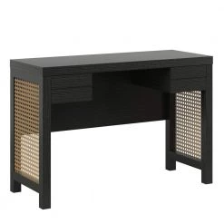 44.25 in. Rectangular Black Computer Desk with USB Charging Ports by Twin Star Home -Twin Star Home Sales Store black twin star home writing desks odp008 pb86 40 1000