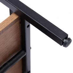 23.6 in. W Brown Wood 7-Shelf Etagere Wall Mount Bookcase with Open Back by KINWELL -Twin Star Home Sales Store brown kinwell bookcases bookshelves bsc084 7dbs 1 66 1000