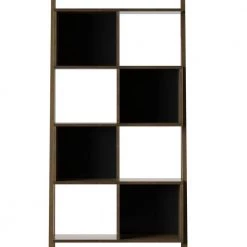 72 in. Brown Wood 1-Shelf Leaning Bookcase with Open Storage by Twin Star Home 9 72 in. Brown Wood 1-Shelf Leaning Bookcase with Open Storage by Twin Star Home -Twin Star Home Sales Store brown twin star home bookcases bookshelves bk631 tpw31 77 1000