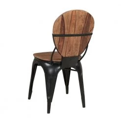 Bradford Brown and Black Dining Chairs (Set of 2) by COAST TO COAST -Twin Star Home Sales Store brownstone nut brown finish coast to coast dining chairs 53454 66 1000