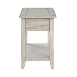 Garret Burnished Cream Summerville 1-Drawer Chairside Table by COAST TO COAST 7 Garret Burnished Cream Summerville 1-Drawer Chairside Table by COAST TO COAST -Twin Star Home Sales Store burnished cream coast to coast end side tables 30443 66 1000