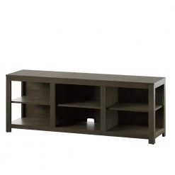 59.5 in. Chico Oak TV Stand with 5 Storage Shelves Fits TV's up to 65 in. with Open Storage by Twin Star Home -Twin Star Home Sales Store chico oak twin star home tv stands tc60 6794 po127 77 1000
