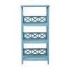 Clear Sailing Blue Sky 48.50 in. 3 Shelf Wooden Bookcase by COAST TO COAST