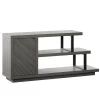 60 in. Crete Oak TV Stand Fits TV's up to 55 in. with Asymmetrical Storage by Twin Star Home