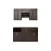 Home Bar 21 in. Espresso Cabinet Set (7-Piece) by NewAge Products