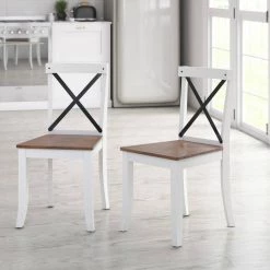 Eureka White Solid Wood Dining Chairs (Set of 2) by Twin Star Home 15 Eureka White Solid Wood Dining Chairs (Set of 2) by Twin Star Home -Twin Star Home Sales Store eureka white twin star home dining chairs 2dsc10907 tt457 31 1000