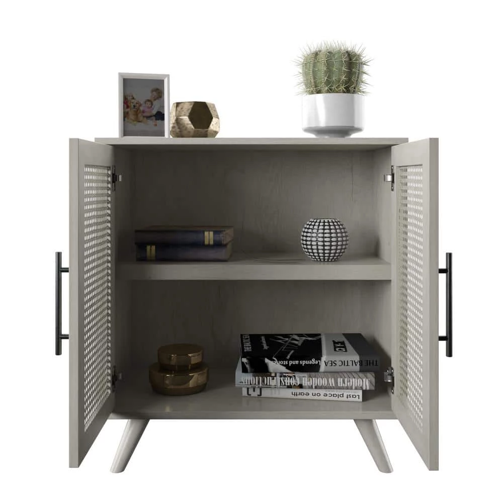 Fairfax Oak Accent Cabinet with Adjustable Shelf by Twin Star Home 4 Fairfax Oak Accent Cabinet with Adjustable Shelf by Twin Star Home - Image 4