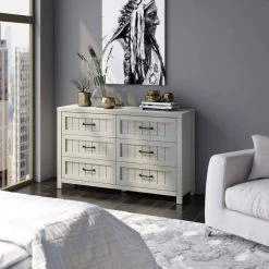 6-Drawer Fairfax Oak Dresser by Twin Star Home -Twin Star Home Sales Store fairfax oak twin star home dressers cd649 po116 1d 1000