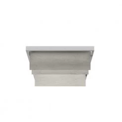 30 in. Rectangular Fairfox Oak Wood 2-Shelves Ladder Desk with Power by Twin Star Home -Twin Star Home Sales Store fairfax oak twin star home ladder desks odp490 tpo116 fa 1000