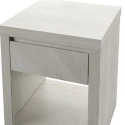 1-Drawer Fairfax Oak Nightstand (25 in. H x 19.5 in. W x 19.5 in. D) by Twin Star Home -Twin Star Home Sales Store fairfax oak twin star home nightstands nsp40265 po116 1f 1000