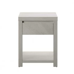 1-Drawer Fairfax Oak Nightstand (25 in. H x 19.5 in. W x 19.5 in. D) by Twin Star Home