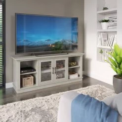 60 in. Fairfax Oak TV Stand Fits TVs Up to 65 in. with Cable Management by Twin Star Home -Twin Star Home Sales Store fairfax oak twin star home tv stands tc60 6861 po116 31 1000