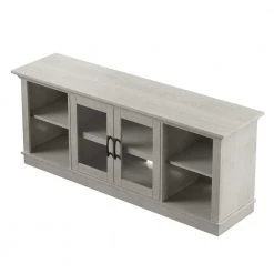 60 in. Fairfax Oak TV Stand Fits TVs Up to 65 in. with Cable Management by Twin Star Home -Twin Star Home Sales Store fairfax oak twin star home tv stands tc60 6861 po116 c3 1000