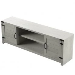 70 in. Fairfax Oak TV Stand with Cabinets Fits TV's up to 80 in. with Adjustable Shelves by Twin Star Home -Twin Star Home Sales Store fairfax oak twin star home tv stands tc70 6714 po116 40 1000