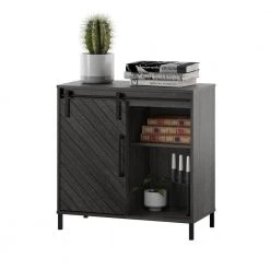 31.5 in. Fullerton Oak Accent Cabinet with Sliding Door and Wine Storage by Twin Star Home 26 31.5 in. Fullerton Oak Accent Cabinet with Sliding Door and Wine Storage by Twin Star Home -Twin Star Home Sales Store fullerton oak twin star home accent cabinets ac10738 po103 fa 1000