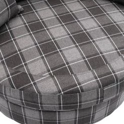 51.5 in. W Gray Upholstered Modern Leisure Swivel Barrel Chair by KINWELL 16 51.5 in. W Gray Upholstered Modern Leisure Swivel Barrel Chair by KINWELL -Twin Star Home Sales Store gray kinwell accent chairs wfhfsn 858bnmx 1f 1000