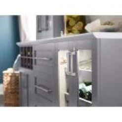 Home Bar Gray Cabinet Set (7-Piece) by NewAge Products -Twin Star Home Sales Store gray newage products bar cabinets 62599 31 1000