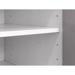 5-Piece Gray Home Bar Cabinet Set with Contemporary Brushed Brass Handles by NewAge Products -Twin Star Home Sales Store gray newage products bar cabinets 86394 76 1000