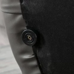 35.4 in. Grey Round Cocktail Ottoman by KINWELL -Twin Star Home Sales Store grey kinwell ottomans mla000688 grey 44 1000