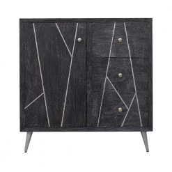 Hawk Gray 1-Door 3-Drawer Cabinet by COAST TO COAST