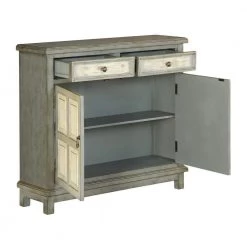 Homestead Grey 2-Drawer 2-Door Cupboard by COAST TO COAST 7 Homestead Grey 2-Drawer 2-Door Cupboard by COAST TO COAST -Twin Star Home Sales Store homestead grey coast to coast accent cabinets 13711 77 1000