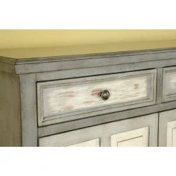 Homestead Grey 2-Drawer 2-Door Cupboard by COAST TO COAST 8 Homestead Grey 2-Drawer 2-Door Cupboard by COAST TO COAST -Twin Star Home Sales Store homestead grey coast to coast accent cabinets 13711 c3 1000
