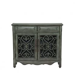 Hood Gray 2-Drawer 2-Door Storage Cabinet by COAST TO COAST