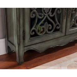 Hood Gray 2-Drawer 2-Door Storage Cabinet by COAST TO COAST -Twin Star Home Sales Store hood gray coast to coast accent cabinets 81377 c3 1000