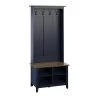 Insignia Blue Hall Tree with Storage Bench by Twin Star Home