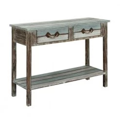 Islander 43 in. Multi-Colored Standard Rectangle Wood Console Table with 2-Drawers by COAST TO COAST