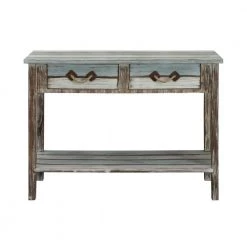 Islander 43 in. Multi-Colored Standard Rectangle Wood Console Table with 2-Drawers by COAST TO COAST -Twin Star Home Sales Store islander multicolor coast to coast console tables 91747 c3 1000