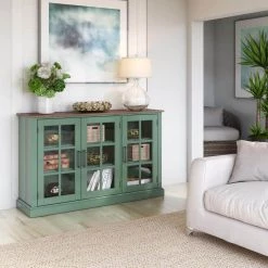 Kale Sideboard with Glass Doors by Twin Star Home -Twin Star Home Sales Store kale twin star home sideboards buffet tables ot90494 tpf01 1d 1000