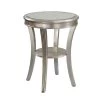 Kenney Silver Leaf Accent Table by COAST TO COAST