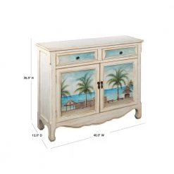 Key Largo Seaview 2-Drawer 2-Door Cupboard by COAST TO COAST -Twin Star Home Sales Store key largo seaview coast to coast accent cabinets 14124 40 1000