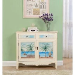 Key Largo Seaview 2-Drawer 2-Door Cupboard by COAST TO COAST -Twin Star Home Sales Store key largo seaview coast to coast accent cabinets 14124 c3 1000