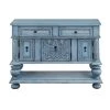 Mabry Mill Burnished Blue 3-Door 2-Drawer Sideboard by COAST TO COAST