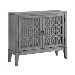 Magnet Burnished Grey 2-Door Cabinet by COAST TO COAST