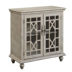 Millstone Texture Ivory 2-Door Cabinet by COAST TO COAST