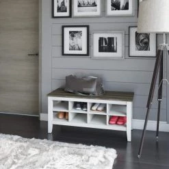 Old Wood White Storage Bench with Removable Dividers 17.88 in. x 40 in. x15.5 in. by Twin Star Home 22 Old Wood White Storage Bench with Removable Dividers 17.88 in. x 40 in. x15.5 in. by Twin Star Home -Twin Star Home Sales Store old wood white twin star home dining benches sb6127 tpg03 76 1000