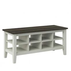 Old Wood White Storage Bench with Removable Dividers 17.88 in. x 40 in. x15.5 in. by Twin Star Home 16 Old Wood White Storage Bench with Removable Dividers 17.88 in. x 40 in. x15.5 in. by Twin Star Home -Twin Star Home Sales Store old wood white twin star home dining benches sb6127 tpg03 77 1000